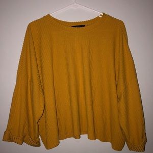 Mustard Yellow Forever 21 Top Size L